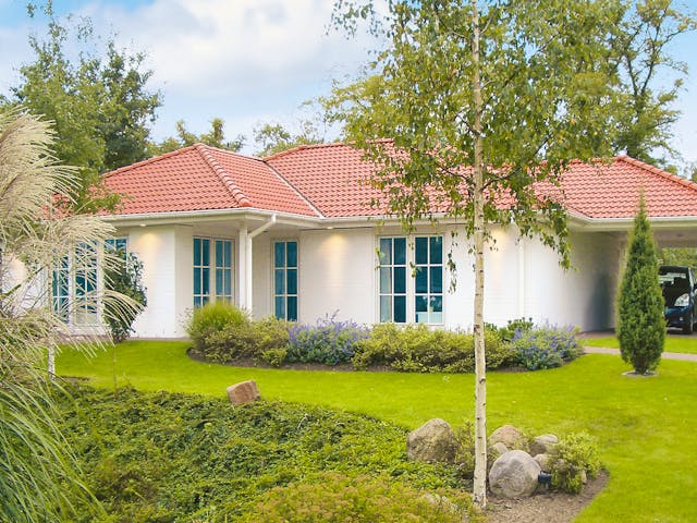 Fertighaus Mandö von Danhaus Deutschland, Bungalow Außenansicht 1 Fertighaus Mandö von Danhaus Deutschland, Bungalow Außenansicht 1