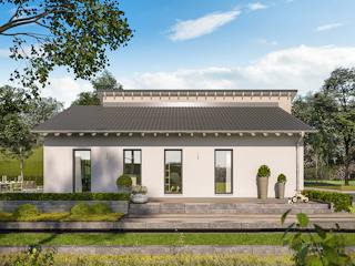 Fertighaus ComfortStyle 14.01 P von massa haus Ausbauhaus ab 180999€, Bungalow Außenansicht 4