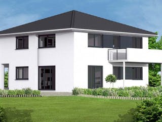 Massivhaus Stadtvilla 5 von Massive Wohnbau, Stadtvilla Außenansicht 1