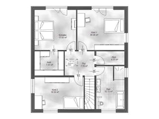 Massivhaus Stadtvilla 2 von Massive Wohnbau, Stadtvilla Grundriss 2