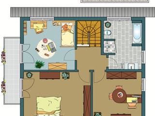 Fertighaus MH Erfurt - MEDLEY 3.0 von FingerHaus Schlüsselfertig ab 422899€, Satteldach-Klassiker Grundriss 2