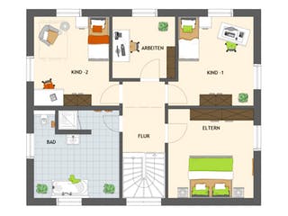 Fertighaus MEDLEY 3.0 410 C W von FingerHaus Schlüsselfertig ab 392756€, Stadtvilla Grundriss 2