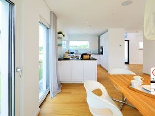 Fertighaus MH LIFE von WEISS Holzhaus Schlüsselfertig ab 418844€, Satteldach-Klassiker Innenansicht 5