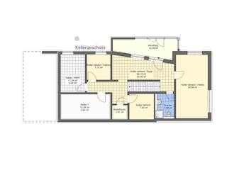Massivhaus Flachdachhaus am Hang von RheinMassiv Massivhäuser, Cubushaus Grundriss 3