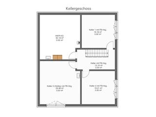 Massivhaus Flachdachhaus mit Wow-Effekt von RheinMassiv Massivhäuser, Cubushaus Grundriss 3