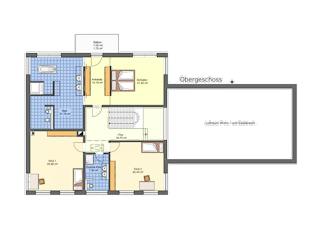 Massivhaus Repräsentativ, luxuriös und mit besonders viel Platz von RheinMassiv Massivhäuser, Stadtvilla Grundriss 2