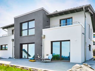 Fertighaus Stuttgart von Fingerhut Haus Schlüsselfertig ab 634703€, Satteldach-Klassiker Außenansicht 1