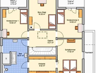 Fertighaus Stuttgart von Fingerhut Haus Schlüsselfertig ab 634703€, Satteldach-Klassiker Grundriss 2