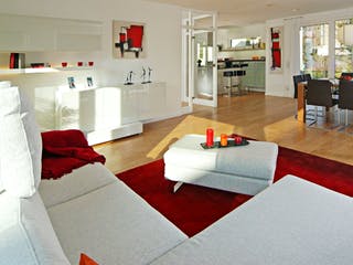 Fertighaus MH Villingen-Schwenningen von WEISS Holzhaus Schlüsselfertig ab 438422€, Pultdachhaus Innenansicht 1