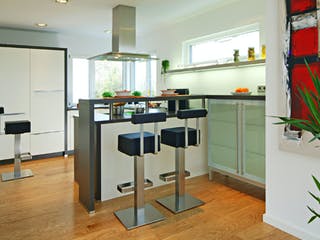 Fertighaus MH Villingen-Schwenningen von WEISS Holzhaus Schlüsselfertig ab 438422€, Pultdachhaus Innenansicht 3