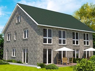 Massivhaus 2NICE von Kagebau,  Außenansicht 3