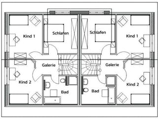 Massivhaus 4TWO von Kagebau, Grundriss 1