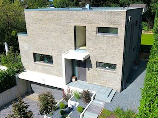 Massivhaus ALSTERTAL von Kagebau, Cubushaus Außenansicht 5