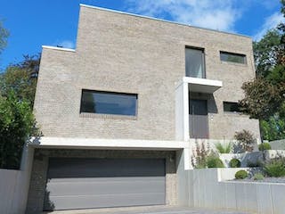 Massivhaus ALSTERTAL von Kagebau, Cubushaus Außenansicht 2