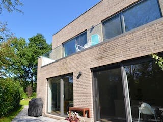 Massivhaus ALSTERTAL von Kagebau, Cubushaus Außenansicht 3