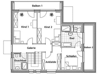 Massivhaus ALSTERTAL von Kagebau, Cubushaus Grundriss 2