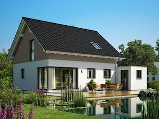 Massivhaus ARCHITEKTENHAUS LOOP CLASSIC von Kern-Haus Chemnitz Schlüsselfertig ab 285900€, Außenansicht 1