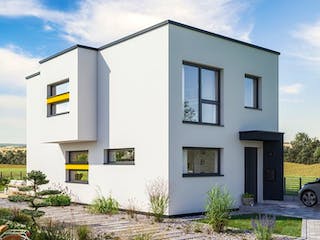 Fertighaus BALANCE 120 V3 von Bien-Zenker Schlüsselfertig ab 376831€, Cubushaus Außenansicht 1