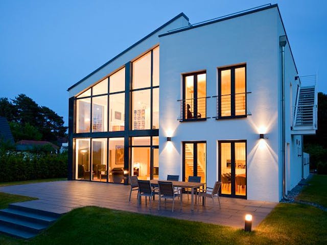 Massivhaus Bauhaus Jonas von Zaunmüller Massivhaus, Cubushaus Außenansicht 4