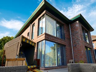 Massivhaus BLICKFANG von Kagebau, Stadtvilla Außenansicht 1