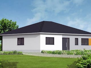 Massivhaus Bungalow 2 von Massive Wohnbau, Bungalow Außenansicht 1