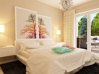 Massivhaus Bungalow BL 135 Variante K von Baudirekt, Bungalow Innenansicht 7