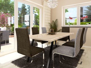 Massivhaus Bungalow BL 135 Variante T von Baudirekt,  Innenansicht 3