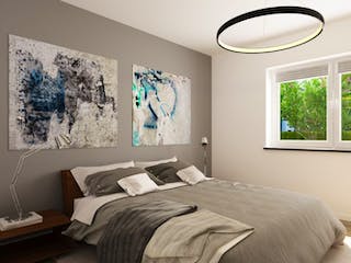 Massivhaus Bungalow BL 80 Variante M von Baudirekt, Bungalow Innenansicht 5