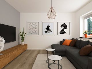 Massivhaus Bungalow BL 80 Variante M von Baudirekt, Bungalow Innenansicht 6