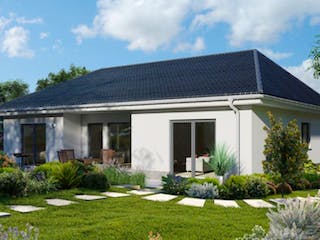 Massivhaus Bungalow BURGWEDEL von Aktuell Bau, Bungalow Außenansicht 1