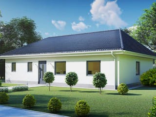 Massivhaus Bungalow BURGWEDEL von Aktuell Bau, Bungalow Außenansicht 2