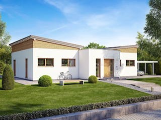 Massivhaus BUNGALOW FOKUS von Kern-Haus Chemnitz Schlüsselfertig ab 442900€, Bungalow Außenansicht 1