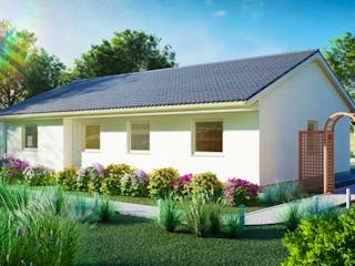 Massivhaus Bungalow GOSLAR von Aktuell Bau, Bungalow Außenansicht 1