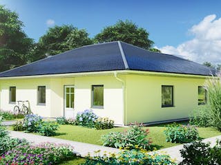 Massivhaus Bungalow RANGSDORF von Aktuell Bau, Bungalow Außenansicht 1