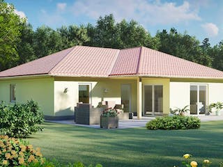 Massivhaus Bungalow SALZWEDEL von Aktuell Bau, Bungalow Außenansicht 1