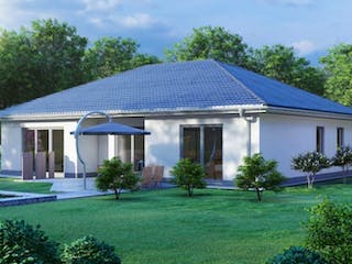 Massivhaus Bungalow WERNIGERODE von Aktuell Bau, Bungalow Außenansicht 2