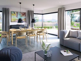 Fertighaus CELEBRATION 139 V4 L von Bien-Zenker Schlüsselfertig ab 359363€, Pultdachhaus Innenansicht 3