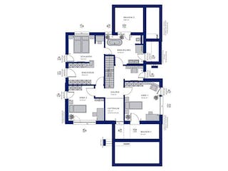 Fertighaus CONCEPT-M 168 Erlangen von Bien-Zenker Schlüsselfertig ab 661540€, Cubushaus Grundriss 2