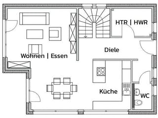 Massivhaus CUBE-M von Kagebau, Cubushaus Grundriss 2