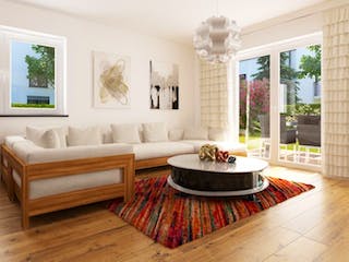 Massivhaus Doppelhaus DH 130 Variante M von Baudirekt, Innenansicht 2