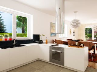 Massivhaus Doppelhaus DH 130 Variante M von Baudirekt, Innenansicht 3