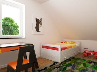 Massivhaus Doppelhaus DH 130 Variante M von Baudirekt, Innenansicht 4