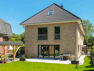 Massivhaus Duo Stadtvilla 130 von ECO System HAUS Schlüsselfertig ab 292600€, Stadtvilla Außenansicht 2