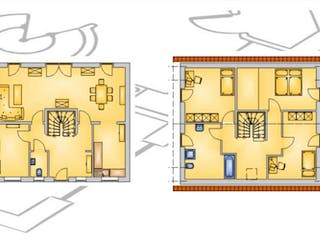 Massivhaus Edition-4 ID-Massivhaus von CASA Haus Ausbauhaus ab 114850€, Grundriss 1