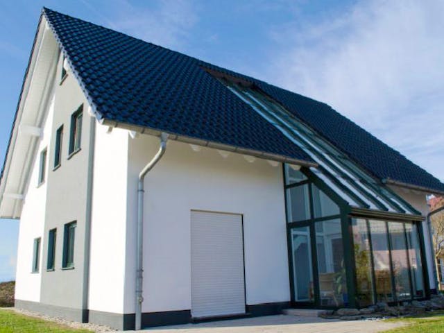 Massivhaus Edition-5 ID-Massivhaus von CASA Haus Ausbauhaus ab 124850€,  Außenansicht 1