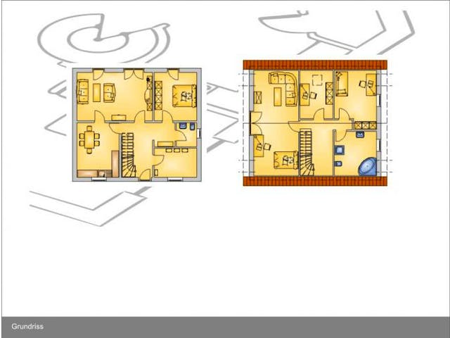 Massivhaus Edition-5 ID-Massivhaus von CASA Haus Ausbauhaus ab 124850€,  Grundriss 1