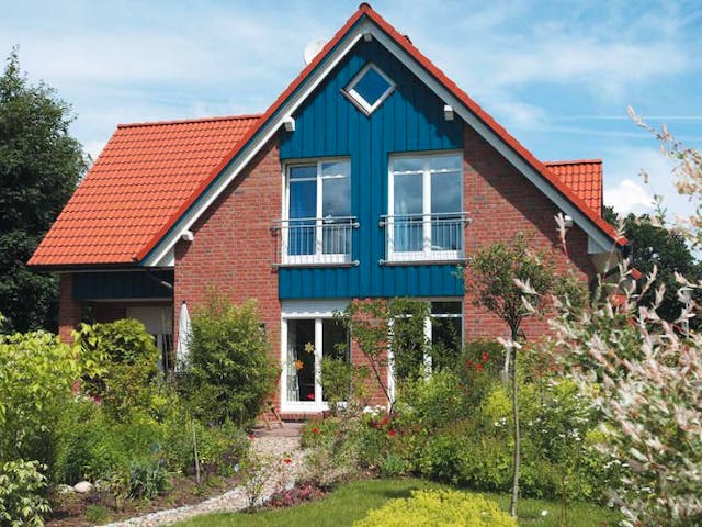 Massivhaus EFH Heinemann von Zaunmüller Massivhaus,  Außenansicht 1