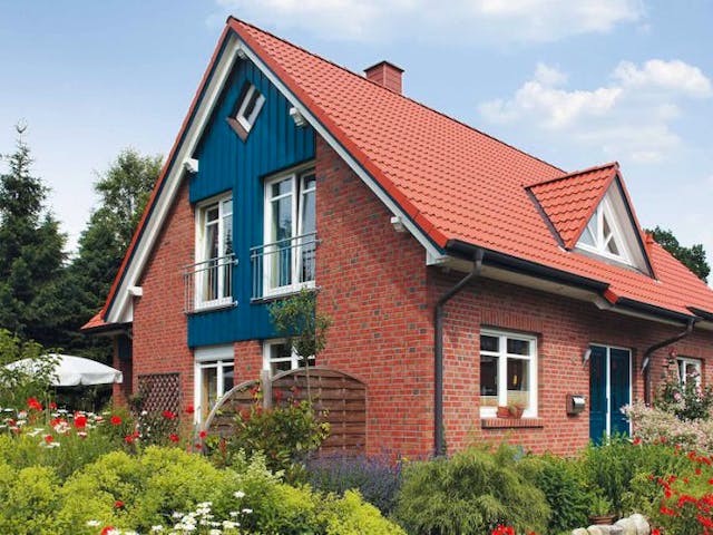 Massivhaus EFH Heinemann von Zaunmüller Massivhaus,  Außenansicht 3