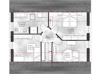 Massivhaus Einfamilienhaus Elias von Massive Wohnbau, Grundriss 2