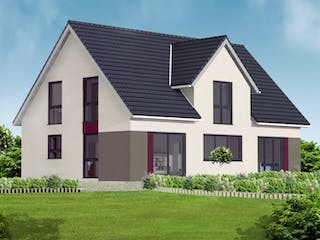 Massivhaus Einfamilienhaus Finn von Massive Wohnbau,  Außenansicht 1